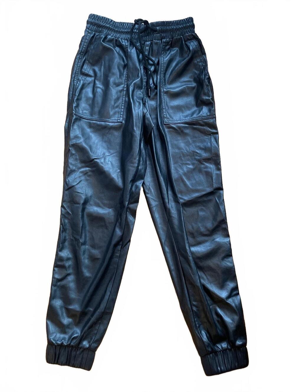 BLANKNYC Black Faux Leather Pants 25 Streetwear Urban Edgy Baddie Indie Sleaze